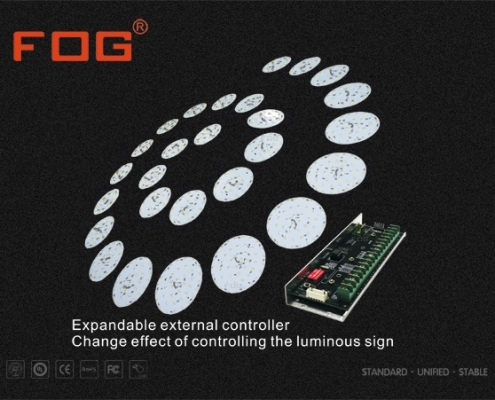 RGB LED PCBA Board Light Source for LED Signage with Controller