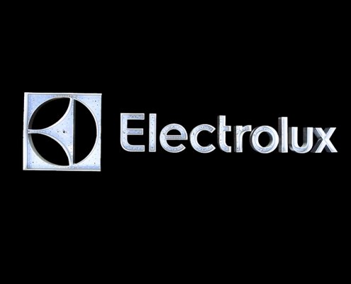 Frontlit Electrolux LED ABS Signage for Chain Stores