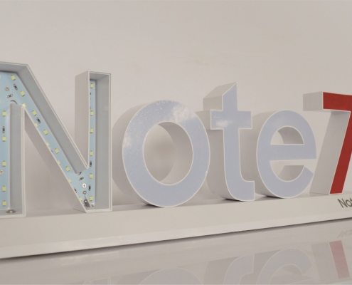 Note 7 Desktop LED Sign