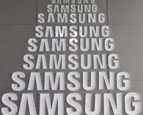 Samsung 6500K LED Fixture Sign