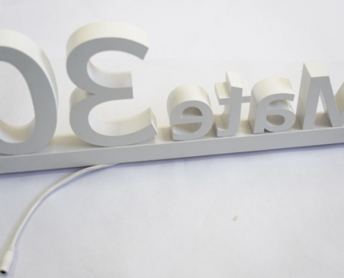 Custom ABS LED Sign for Chain Shop