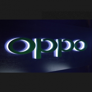 Backlit Decorative LED Sign with PCBA Light Source for OPPO Mobile Shops