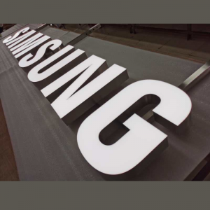 Waterproof Stainless Steel LED Shop Sign for Samsung Stores