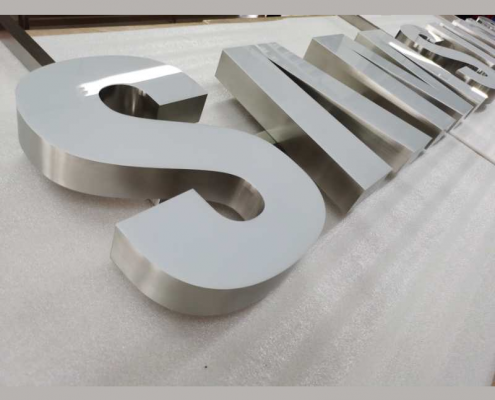 Hanging Stainless Steel LED Samsung Shopfront Sign