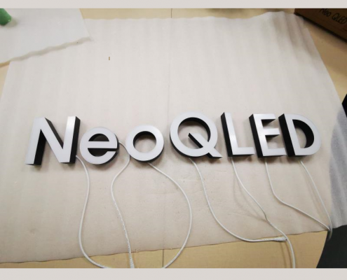 Neo QLED 8K LED Light Sign 6500K CCT