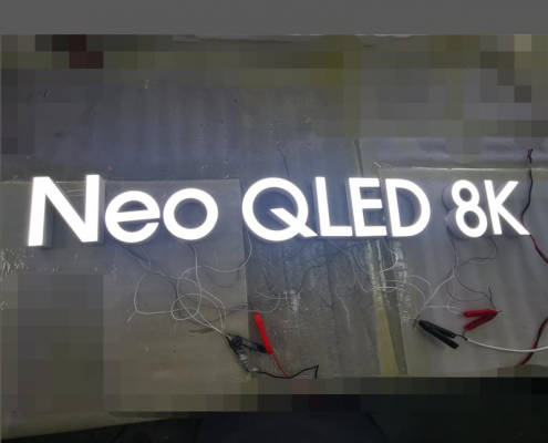 Neo QLED 8K LED Light Sign 6500K CCT